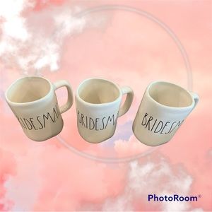 3 Rae Dunn Bridesmaid Mugs